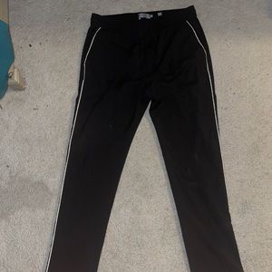 vince lounge black pants